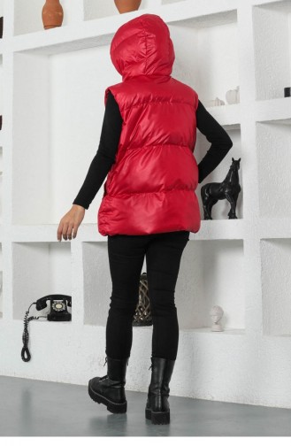 Rot Strickjacke 13952