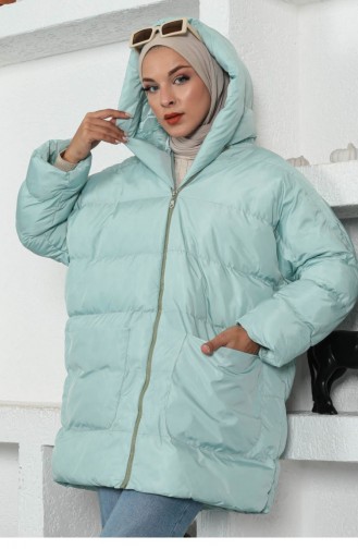 Mint Green Winter Coat 13962