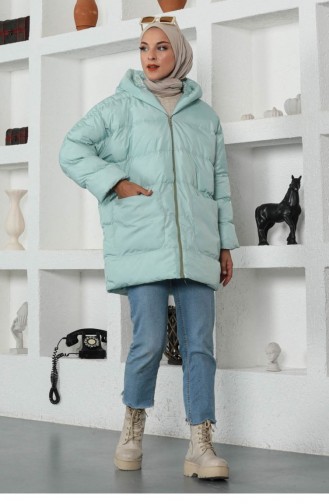 Mint Green Winter Coat 13962