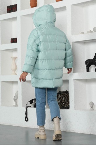 Mint Green Winter Coat 13962