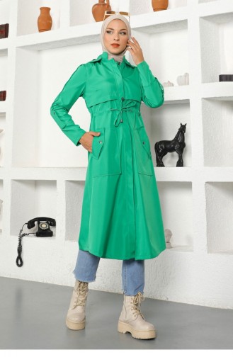 Trench Coat Vert 13971