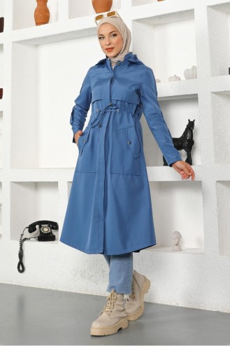 Blau Trench Coats Models 13972