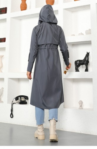 Smoke-Colored Trenchcoat 13974