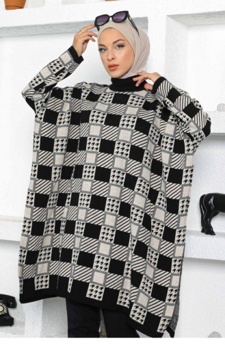 Black Poncho 13978