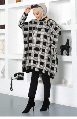 Black Poncho 13978