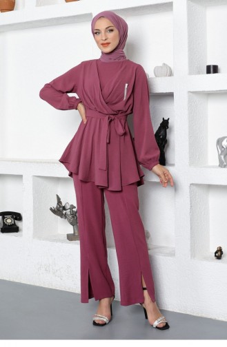Beige-Rose Anzüge 14003