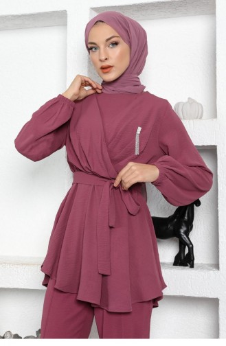 Beige-Rose Anzüge 14003