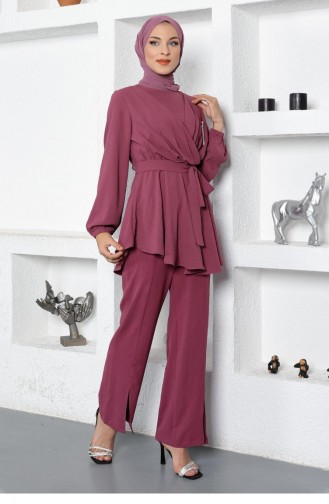Beige-Rose Anzüge 14003