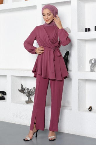 Beige-Rose Anzüge 14003