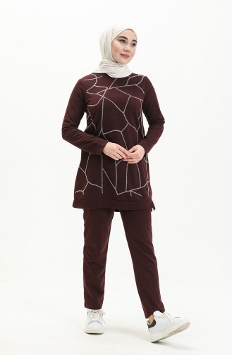 Plum Tracksuit 7046-06