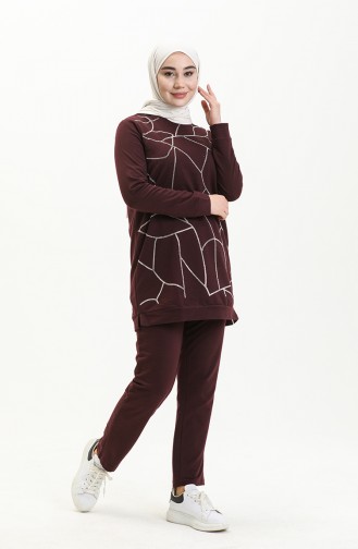 Plum Tracksuit 7046-06