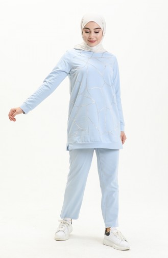 Ensemble de Survêtement 7046-08 Bleu Bébé 7046-08