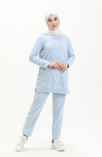 Ensemble de Survêtement 7046-08 Bleu Bébé 7046-08