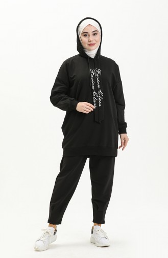 Black Tracksuit 6019-01