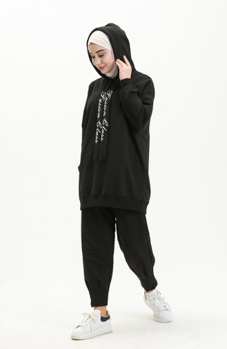 Black Tracksuit 6019-01