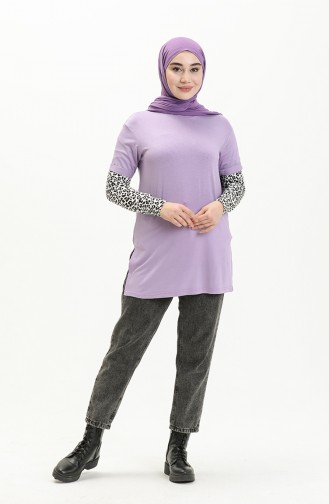 Tofisa Basic T-shirt 10806-03 Lila