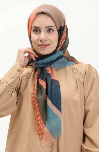 إيشارب سادة 13199-05 برتقالي فيزون 13199-05