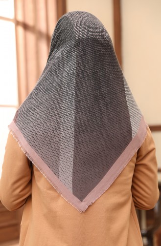 Karaca Wool Scarf 80988-07 Brown Dark Powder 80988-07