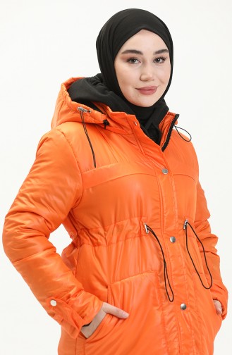 Coat mit Kapuze 9015-04 Orange 9015-04