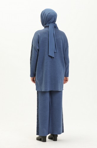 Knitwear Suit 0579-09 İndigo 0579-09