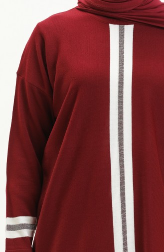 Knitwear Suit 3383-01 Claret Red 3383-01