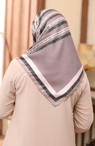 Karaca Rayon Scarf 80978-04 Salmon Dark Gray 80978-04