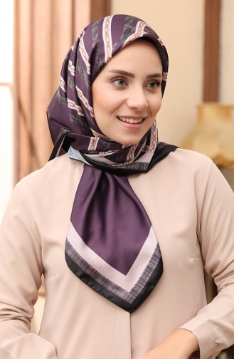 Dark Purple Hoofddoek 80978-12