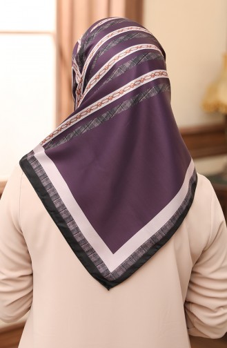 Dark Purple Hoofddoek 80978-12