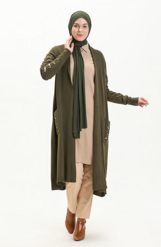 Khaki Cardigan 3331-01 Khaki 3331-01