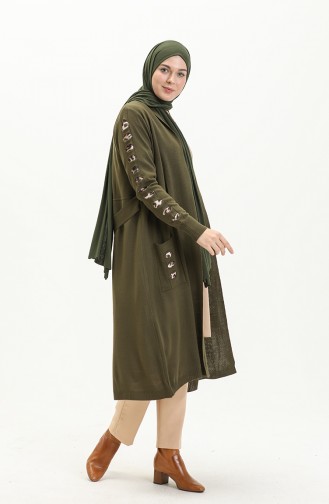 Khaki Cardigan 3331-01 Khaki 3331-01