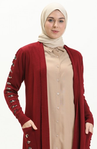 Claret red Vest 3331-07