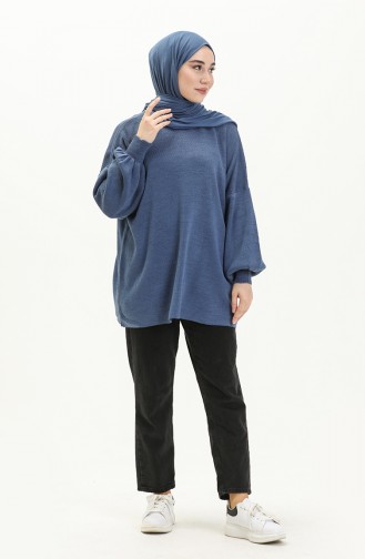 İndigo Sweater 0537-10 İndigo 0537-10