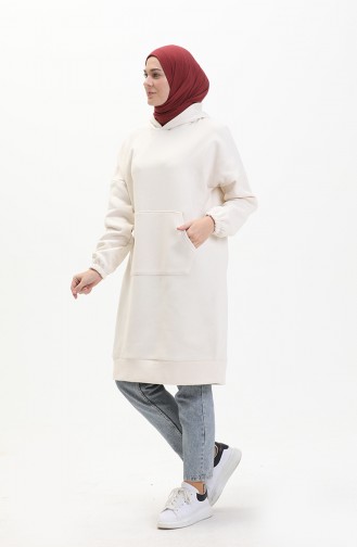 Tunique Longue 3 Fifs 9041-02 Ecru 9041-02