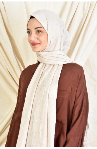 Burden Iipeksi Bambu Kraş Şal 000050-16 Kum Beji