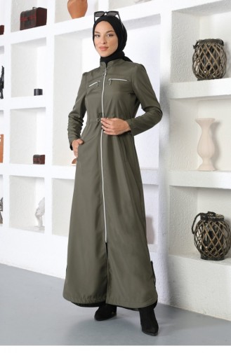 Khaki Abaya 13882