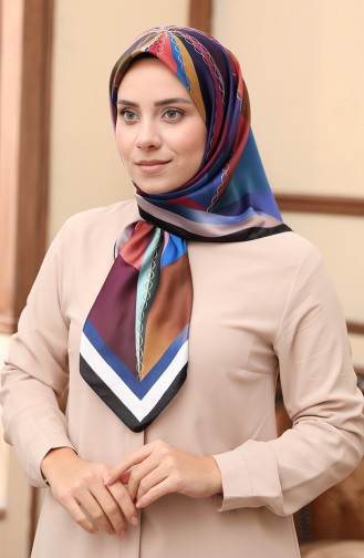 Purple Hoofddoek 80977-11