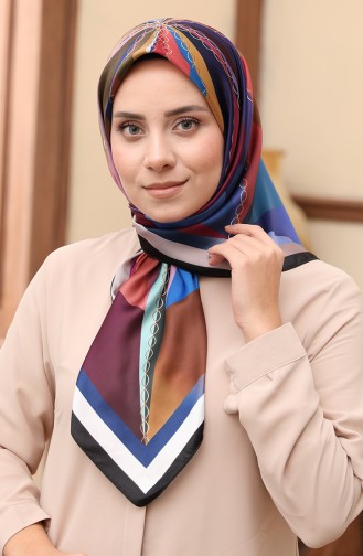 Purple Hoofddoek 80977-11