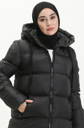 Puffer Coat 6051-01 Black 6051-01