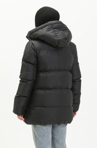 Puffer Coat 6051-01 Black 6051-01