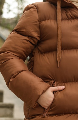 Puffer Coat 6051-02 Tan 6051-02