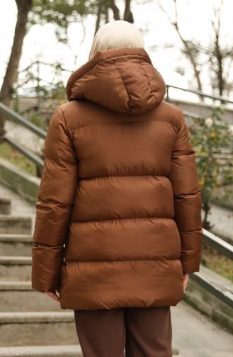 Puffer Coat 6051-02 Tan 6051-02