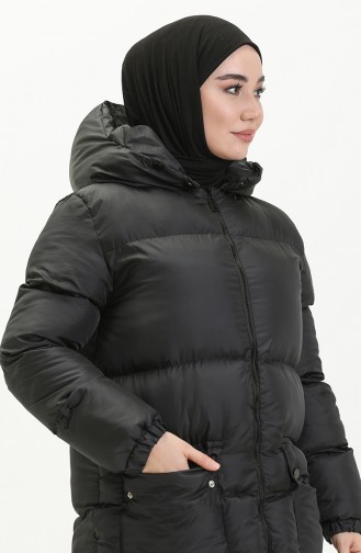 Puffer Coat 6053-01 Black 6053-01