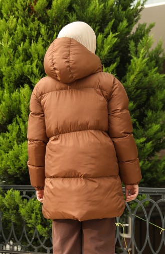 Puffer Coat 6053-02 Tan 6053-02