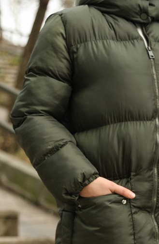 Puffer Coat 6053-05 Khaki 6053-05