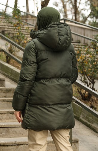 Füllung Puffercoat aus Jesicca-Stoff 6053-05 Khaki 6053-05