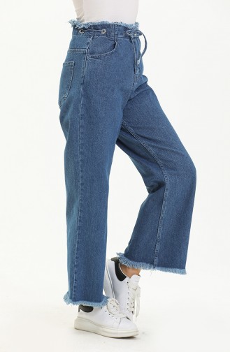 Jeansblau Hose 7523-02