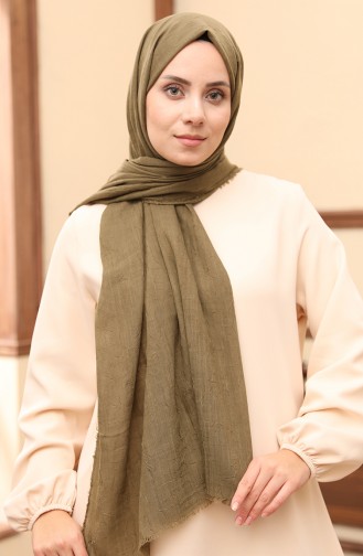 Madame Mary Bamboo Shawl 19081-06 Khaki 19081-06