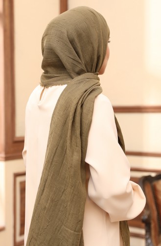 Madame Mary Bamboo Shawl 19081-06 Khaki 19081-06