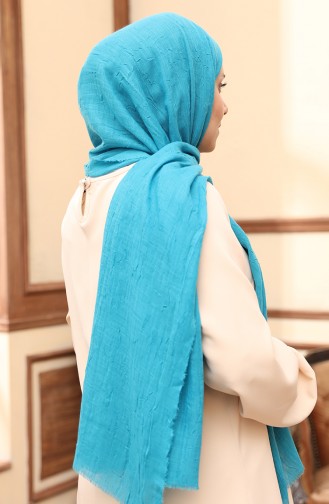 Madame Mary Bamboo Shawl 19081-08 Turquoise 19081-08