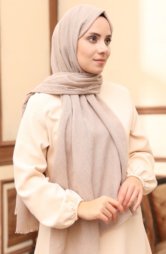 Madame Mary Bamboo Scarf Shawl 19081-12 Stone 19081-12